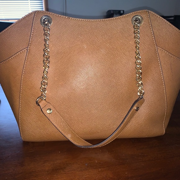 Medium Micheal Kors Leather Tote - Picture 3 of 4